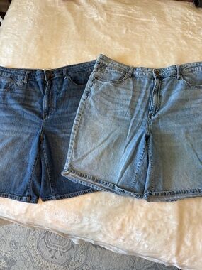 Wrangler Shorts Duo - Light and Dark Blue